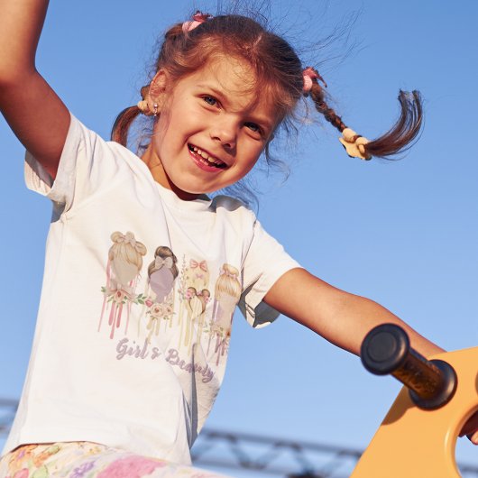 T-shirt de beauté pour fille