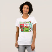 T-shirt De beaux moments classiques de Noël (Devant entier)