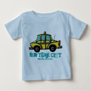 T-shirt de bébé de cabine de contrôleur de NYC