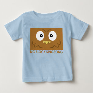 T-shirt de bébé de hibou de BBSS