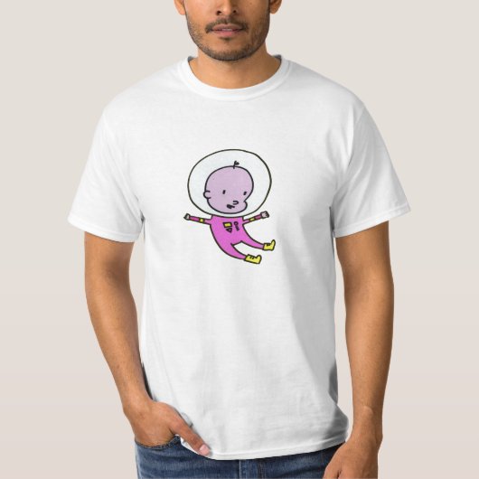 T-SHIRT DE BÉBÉ DE L'ESPACE (Devant)