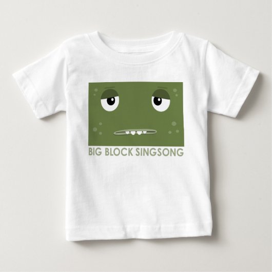 T-shirt de bébé de lingot de BBSS (Devant)