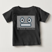 T-shirt de bébé de robot de BBSS (Devant)