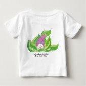 T-shirt de bébé de rythme de papillon (Dos)