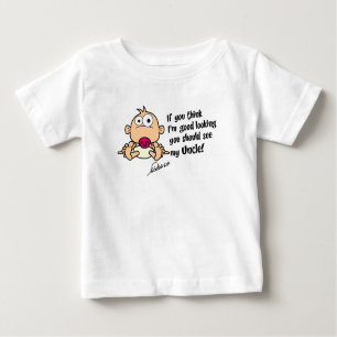 T-shirt de bébé d'oncle