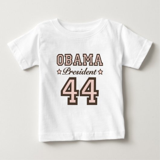 T-shirt de bébé du Président Obama 44 (Devant)