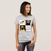 T-shirt de Bella Jersey des femmes de carlins de (Devant entier)