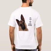 T-shirt de berger allemand (Dos)