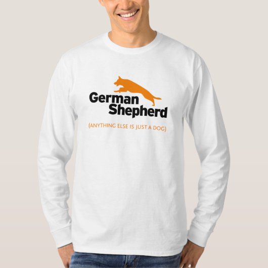 T-shirt de berger allemand (Devant)