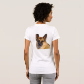 T-shirt de berger allemand (Dos entier)