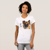 T-shirt de berger allemand (Devant entier)