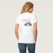 T-shirt de berger allemand (Dos entier)