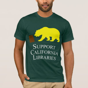 T-shirt de bibliothèques de la Californie de