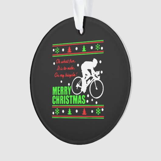 T-shirt de Bicycle Christmas (devant)