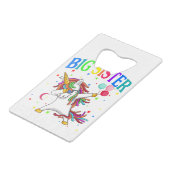 T-shirt de Big Sister Finally Unicorn (Devant Angle)