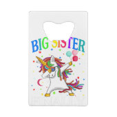 T-shirt de Big Sister Finally Unicorn (Dos)