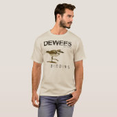 T-shirt de Birding d'île de Dewees (Devant entier)