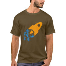 T-shirt de Bitcoin (BTC) Rocket