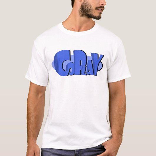 T-shirt de blanc de CoPlay (Devant)