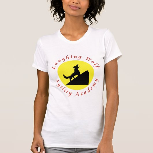 T-shirt de blanc de LWAA (Devant)