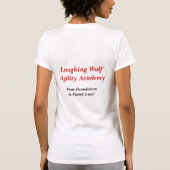 T-shirt de blanc de LWAA (Dos)