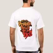 T-shirt de blanc de PYSIH (Dos)