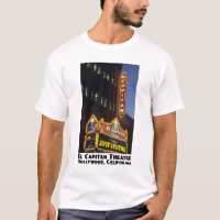 T-shirt de blanc de théâtre d'EL Capitan