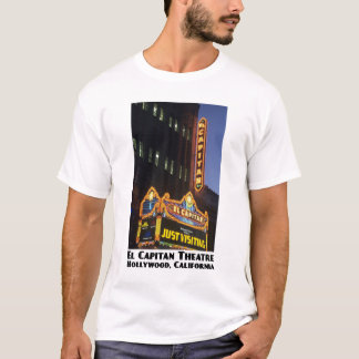 T-shirt de blanc de théâtre d'EL Capitan