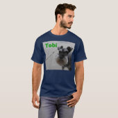 T-shirt de bleu marine de Tobi (Devant entier)