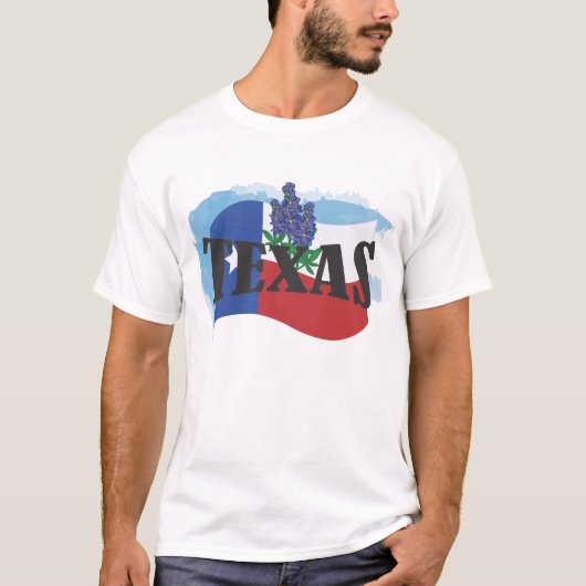 T-shirt de Bluebonnets de Texas (Devant)