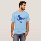 T-shirt de boguet de cerf-volant (Devant entier)