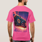 T-Shirt de boîte rétro explosive (Dos)