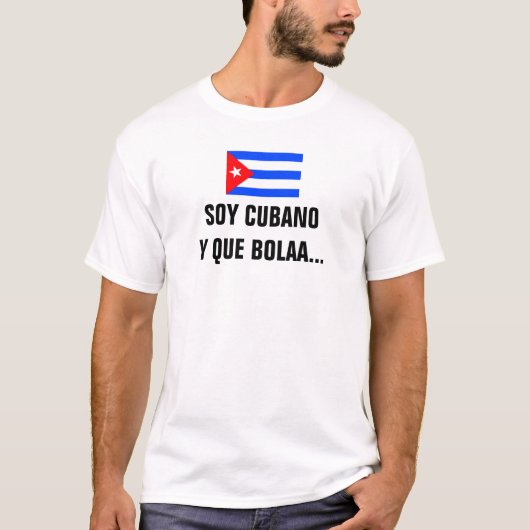 T-shirt de Bolaa de que de Cubano y de soja (Devant)