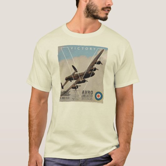 T-shirt de bombardier d'Avro Lancaster WW11 (Devant)