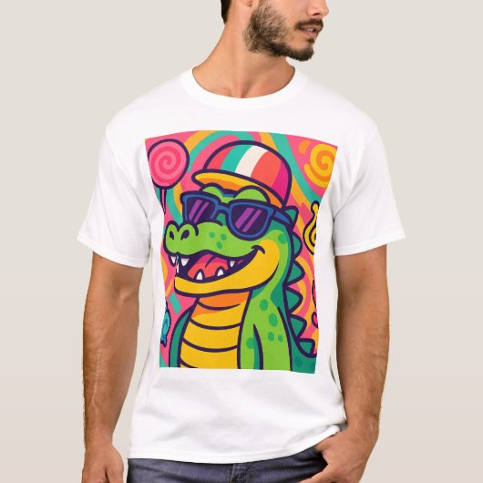 T-shirt de bonbons Bomboncini Crocodile (Devant)