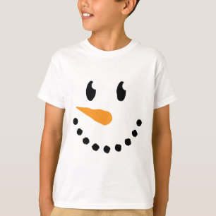 T-shirt de bonhomme de neige de garçon (conception