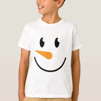 T-shirt de bonhomme de neige de garçon (conception