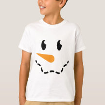 T-shirt de bonhomme de neige de garçon (conception
