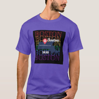 T-shirt de Boston, Massachusetts 