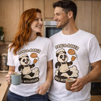 T-Shirt de boulanger drôle et mignon de Panda