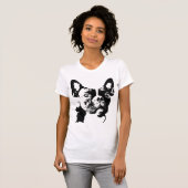 T-shirt de bouledogue français (Devant entier)