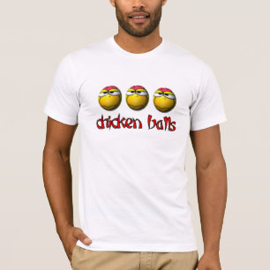 T-shirt de boules de poulet