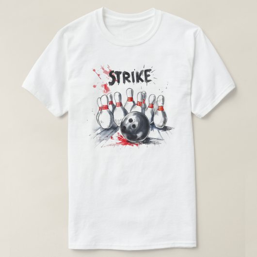 T-Shirt de Bowling (Design devant)