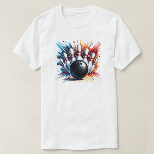 T-Shirt de Bowling (Design devant)