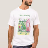 T-shirt de bowling d'haricot (Devant)