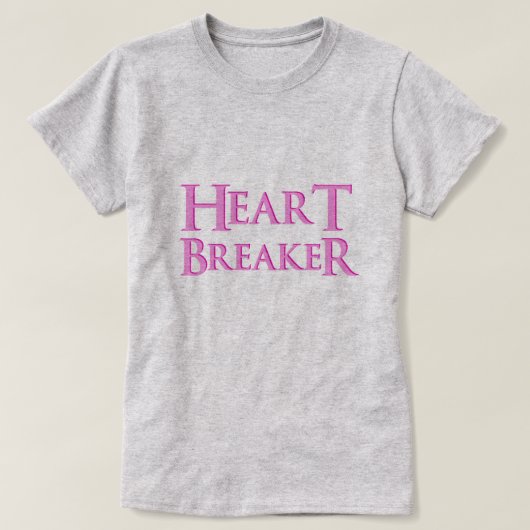 T-shirt de briseur de coeur (Design devant)