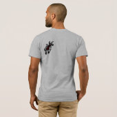 T-shirt de "broche" de notes (Dos entier)