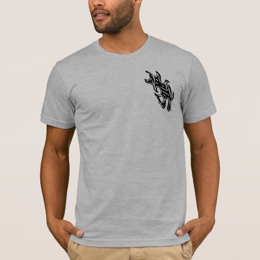 T-shirt de "broche" de notes (Devant)