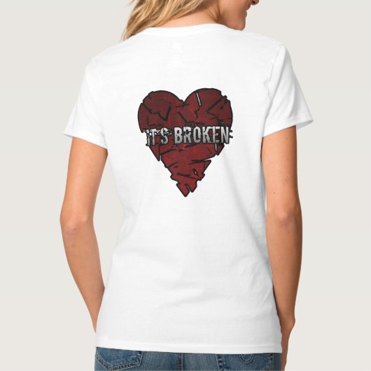 T-shirt de Broken Heart (Dos)