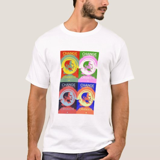 T-shirt de Bruit-Art de Barack 08 (Devant)